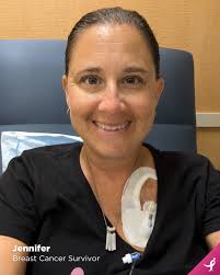 At first, I didn't tell anyone. I didn't want to cause panic until I knew  for sure what was happening,” Jennifer said. “I woke up every day hoping  the lump would go