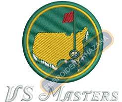 Us Masters Golf 2016 Machine Embroidery Design Pattern Us Masters Golf Masters Golf Embroidery Logo
