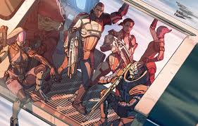 Skins and sleeves for your macbook or pc laptop. Wallpaper Mass Effect Drawing Garrus Vakarian Ashley Williams Commander Shepard Liara T Soni Tali Zorah Urdnot Wrex Images For Desktop Section Igry Download
