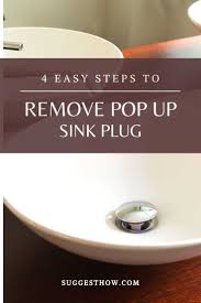 Take a wretch and use it to rotate the nut in an anticlockwise direction. How To Remove Pop Up Sink Plug 4 Easy Steps To Follow
