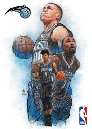 Team Orlando Magic Nba Basketball Art Nba Artwork Nba Art