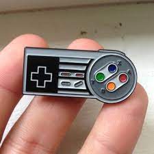 Retro Controller Pin Pin And Patches Soft Enamel Pins Cool Pins