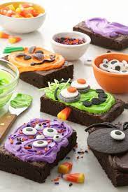 Make Your Own Halloween Brownies Recipe Halloween Brownies Halloween Desserts Halloween Food For Party