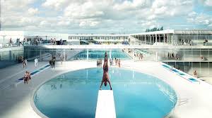 Caenlamer Stade Nautique Eugene Maes Les Travaux De La Fosse A Plongeon Termines Cotentin Web Le Site