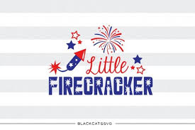 Celebrate independence day with this firecracker usa title svg cut file & clipart design! Free Svg Little Firecracker 4th Of July Svg Free Graphic Design Resource