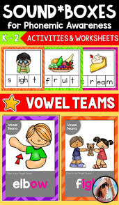 Sound Boxes With Pictures For Teaching Phonics And Phonemic Awareness Includes Vowel Teams Vowel Pairs Sounds Ai Iy Ee Vowel Team Vowel Pairs Sound Boxes