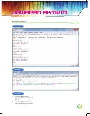 Resepi nasi butter ala kfc. F2 Jawapan Bab 3 Pdf Jawapan Aktiviti Bab 3 Kod Arahan Aktiviti 3 1 Aktiviti 3 3 Aktiviti 3 5 1 Jenis Ralat Ralat Sintaks Kod Segmen Telah Yang Course Hero