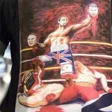 David haye released a controversial iphone game, developed by grubby hands. David Haye S T Shirt He Wore To Today S News Conference At Gelsenkirchen Stadium Depicting Bad Left Hook