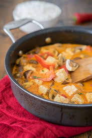 Red Thai Curry Recipe With Tofu Recipe Curry Recipes Tofu Recipes Whole Food Recipes