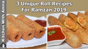3 Unique Roll Recipes For Ramadan 2019 Snacks For Ramadan Kitchen With Amna Youtube Rolls Recipe Ramadan Recipes Recipes