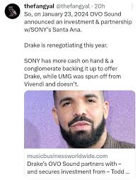 Drake could move to Sony : r/Drizzy
