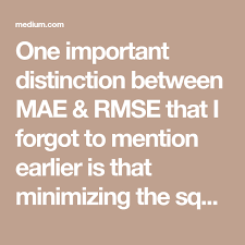 Choosing The Right Metric For Evaluating Machine Learning Models Part 1 Machine Learning Models Machine Learning Absolute Error