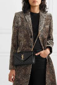 Saint Laurent Envelope Small Quilted Textured Leather Shoulder Bag Black Sponsored Sponsored Saint Laurent Bag Outfit Leather Shoulder Bag Saint Laurent