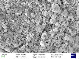 SEM image of barium titanate (BaTiO 3 ) particles | Download ...