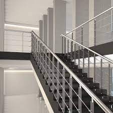 Industrial metal supply carries a premium line of stainless steel railing components as well as a prefabricated product. Stainless Steel Railing Zenith Rintal Wooden With Bars Indoor