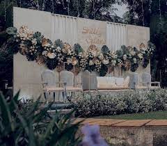 3 Types Of Outdoor Wedding Decoration Home Exin Wedding Backdrop Decorations Outdoor Wedding Decorations Wedding Stage Backdrop
