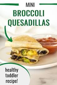 Mini Broccoli Quesadillas Healthy Toddler Recipe Recipe Healthy Toddler Meals Healthy Kid Friendly Meals Vegetarian Toddler Meals