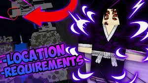 How To Get Moon Breathing Location Requirements Demon Slayer Roblox Youtube