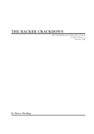 THE HACKER CRACKDOWN - Parent Directory