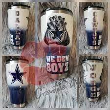 Personalized Dallas Cowboys Tumbler 20oz 24oz 32oz Stainless Steel Custom Fathers Day Sports Team Office Gift Dallas Cowboys Cowboy Gifts Dallas Cowboys Gifts