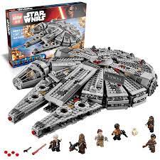 1381pcs Star Wars The Force Awakens Millennium Falcon Model Building Kits Minifigure Blocks Bricks C Model Building Kits Millennium Falcon Model Model Building