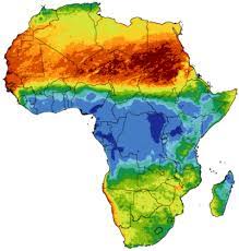 Long term 3 months rainfall and temperature extended forecasts for. Jungle Maps Map Of Africa Rainfall