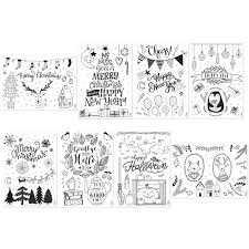 Fensterbild Vorlagen Fur Die Kalte Jahreszeit Maxi Set 13 85 E Fensterbilder Vorlagen Fensterbilder Kreidestifte