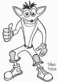 Desenhos Para Colorir E Imprimir Crash Bandicoot Desenhos Para Colorir Paginas Para Colorir Colorir