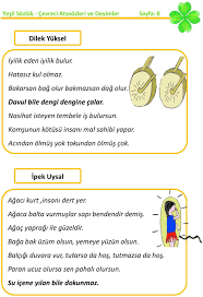 Yesil Sozluk Cevreci Atasozleri Ve Deyimler Sayfa 2 Pdf Free Download