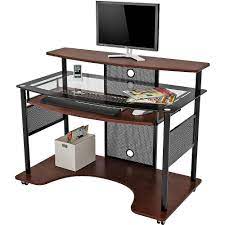 It is available in two different variants, and both of them have a very beautiful look. Z Line Designs Cyrus Workstation Glass Desk Cherry Zl2200 01wsu Staples Ca