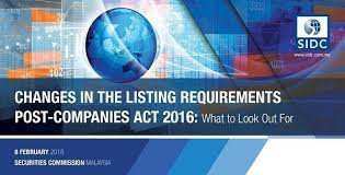 Explore expert forecasts and historical data on economic indicators across bursa malaysia: Changes In The Listing Requirements Post Companies Act 2016