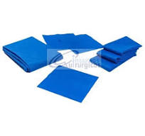 Campo Quirúrgico Estéril 100 Cm X 100 Cm X 10 Unidades Azul ...