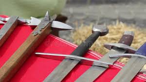 Medieval Weapons stock footage. Video of gore, archaic - 49518644