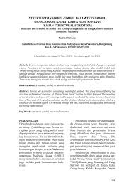 Pilih beberapa file pdf dan gabungkan semuanya dalam hitungan detik. Pdf Struktur Dan Simbol Simbol Dalam Teks Drama Orang Orang Kalah Karya Hang Kafrawi Kajian Struktural Semiotika