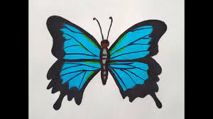 Clear water pens usually come empty. How To Draw A Butterfly Using Brush Pen Simple Butterfly Youtube
