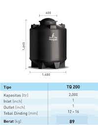 Cari produk toren air lainnya di tokopedia. Harga Toren Air 2000 Liter Penguin