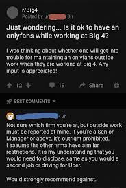 Search onlyfans accounts by country, city, genre and find the best content creators, free trials, new accounts and much more on the biggest onlyfans directory! Are Big 4 Salaries So Bad Staff Are Starting Onlyfans Accounts Going Concern