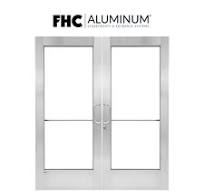 FHC | FHC 500 Series Wide Stile Pair of Aluminum Doors with ...