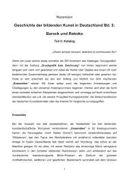 Das transitorische moment vom unbeständigen rohmaterial zum festen, in form gebrachten körper impliziert die verschränkung von kultur und natur. Geschichte Der Bildenden Kunst In Deutschland Bd 5 Barock Und