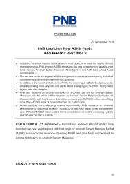 Funds, trusts, and other financial vehicles. Https Www Pnb Com My Pdf Mediarelease 2018 Pnbq3 20180927 News 20release 20 20pnb 20q3 20media 20briefing Pdf