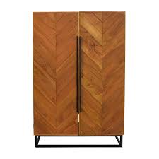 If you're looking for a smaller option, discover rolling bar carts. 51 Off Crate Barrel Crate Barrel Estilo Cabinet Storage