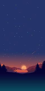 Sunset View Stars Minimal Nature Iphone Wallpaper Iphonewallpaper Iphone Wallpaper Android Hd Nature Wallpapers Nature Iphone Wallpaper Minimal Wallpaper