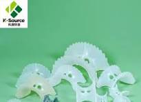 Plastic Tower Random Packing Polypropylene Intalox Saddles PP Plastic Super  Saddle Ring