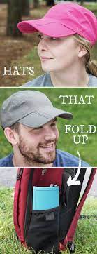 The Tried And True Baseball Cap Gets A Few Smart Upgrades That Make It Easier To Have On Hand Foldable Crush Proof And Upf 50 S Baseball Cap Foldables Hats