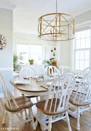 Coastal Kitchen Table Gold Bamboo Chandelier Ballard Coastalstyle Coastal Kitchen Coastal Decor Rugs Rustic Coastal Decor