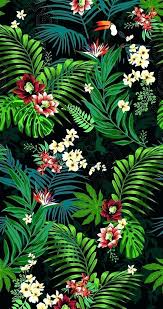 Pin By Dani Sancho On Wallpapers Tropical Wallpaper Flower Wallpaper Pattern Wallpaper