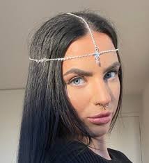 Gioielli stella Copricapo stella Copricapo celeste Accessori per capelli  stella Gioielli testa stella Catena testa stella Copricapo festival  Accessorio stelle