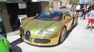 How much does a bugatti actually cost? Gold Bugatti Veyron Eb16 4 Youtube