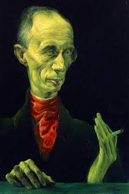 Portrait of Albert Hofmann Artist: Signierte Gemäldekarte