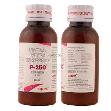 At a standard dose, paracetamol only slightly decreases body temperature. P 250 Mg Suspension Uses Dosage Side Effects Price Composition Practo